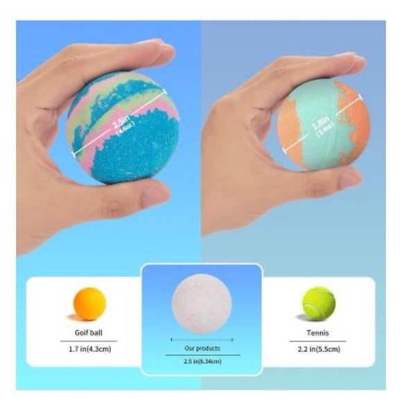 InStarry Winter Yellow Bath Bomb gift box set (8 total) - Picture 6 of 6